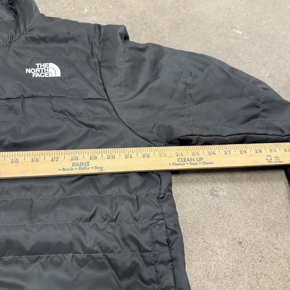 The North Face Puffer Jacket Mens Black Junction Insulated Full Zip Small